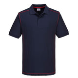 Blue Red Portwest Essential Uniform Two Tone Polo Shirt-B218 Shirts Polos & T-Shirts PortWest Active Workwear This rugged polo shirt is made using pique knit polycotton fabric which is soft to touch and comfortable to wear. Features include a rib knitted collar and cuffs, contrast stitching, matching buttons and a three button placket. Ideal for corporate wear and personalisation.
