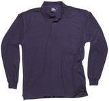 Portwest Genoa Long Sleeved Polo Shirt - B212 Shirts Polos & T-Shirts Active-Workwear  This stylish and practical long sleeved polo shirt offers full upper body comfort for casual wear. Classic features include a rib knitted collar and cuffs, a three button placket and matching buttons. A heavyweight polyester cotton mix ensures garment durability.