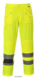 Portwest hi-vis action work trouser - e061 hi vis trousers active-workwear