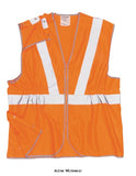 Portwest rail hi vis anti tangle zipped rail vest ris 3279- rt20 hi vis tops active-workwear