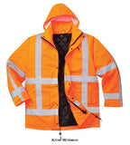 Portwest high vis rws traffic jacket - r460 hi vis jackets active-workwear