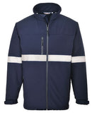 Portwest iona water repellant softshell jacket enhanced visibilty - tk54 workwear jackets & fleeces active-workwear