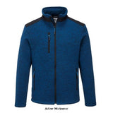 Blue Portwest KX3 Performance Work Knitted Fleece Jacket -T830 Workwear Jackets & Fleeces Active-Workwear Contemporary Portwest work Fleece jacket from the Portwest KX 3 range of Active Street Workwear The T830 Fleece is made from a soft knitted fleece fabric ensuring that once you put it on you won't want to take it off. Reinforced shoulders and back panels offer added durability in heavy-use areas.