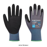 Portwest npr pro nitrile foam anti-microbial work gloves-ap65 miscellaneous portwest active workwear