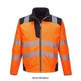 Orange Black Portwest PW3 Vision Segmented Hi-Vis Class 3 Softshell Jacket RIS 3279- T402 Hi Vis Jackets Active-Workwear The PW3 Hi-Vis Softshell Jacket is characterised by its modern, fresh design and contemporary stylish fit. The high quality 3-layer breathable, water resistant and windproof fabric along with multiple practical features ensure this is a must-have solution for a range of working professionals