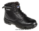 Portwest S3 Steelite Safety Boot Steel Toe and Steel Midsole - FW03 Boots Active-Workwear S3 safety footwear at an affordable price. Water resistant upper and dual density PU outsole. Steel toecap and steel midsole.