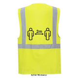 Portwest Social Distancing Executive Vest 2m-CV76 Workwear Jackets & Fleeces