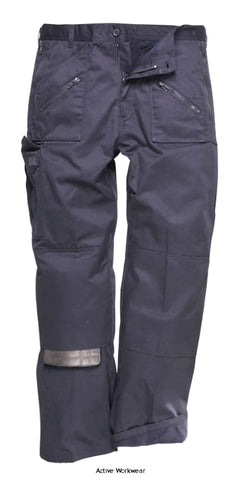 Portwest Thermal Lined Action Kneepad Work Trousers C387 Trousers Active-Workwear For extra warmth and comfort, a brushed knitted nylon lining has been added to our popular Action Trousers. With knee pad pockets and double-ply reinforcement to the seat and knee areas, comfort and durability are ensured at all times.