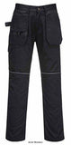 Portwest Value Tradesman Holster Pocket Work Trousers with Kneepad pockets - C720 - Kneepad Trousers - Portwest