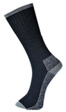 '-Portwest Work Socks - Triple Pack - SK33 Apparel Active-Workwear  Great value pack of three socks featuring a cushioned sole for wearer comfort and a durable reinforced heel and toe area. 