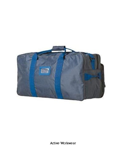 Portwest Work Travel Kit Bag  (35L) - B903 Bags Active-Workwear The 35 Litre Holdall Bag is extremely popular and suitable for almost any task. Its features include top and side handles an adjustable shoulder strap two zipped compartments and an ID card holder.
