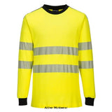 Portwest wx3 flame resistant hi-vis t-shirt-fr701 hi vis tops portwest active workwear