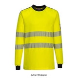 Portwest WX3 Flame Resistant Hi-Vis T-Shirt-FR701 Hi Vis Tops PortWest Active Workwear