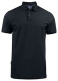 Black Projob 2022 Work Stretch Polo Shirt Uniform Workwear Pique-642022 Shirts Polos & T-Shirts Projob Active-Workwear Modern piqué in stretchy material. Neck opening with three tone in tone buttons. Sprund in the sides. Pre-shrunk and enzyme-treated for a soft and comfortable feel.