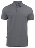 Grey Projob 2022 Work Stretch Polo Shirt Uniform Workwear Pique-642022 Shirts Polos & T-Shirts Projob Active-Workwear Modern piqué in stretchy material. Neck opening with three tone in tone buttons. Sprund in the sides. Pre-shrunk and enzyme-treated for a soft and comfortable feel.