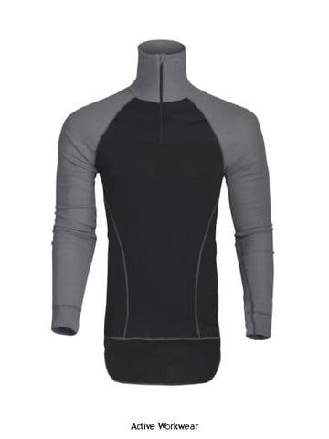 Thermal polo neck baselayer with zipper - ultimate comfort and freedom