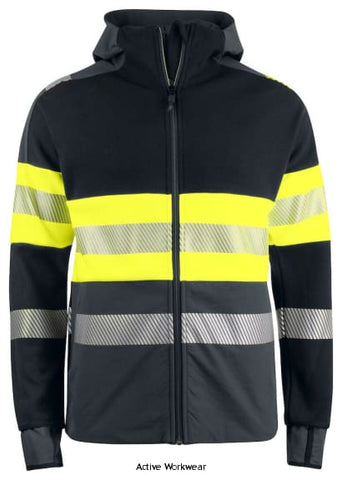 Projob 6122 Hi Vis Technical Hoody Hoodie Jacket 20471 Class 1-646122 Workwear Jackets & Fleeces Projob Active-Workwear Projob Hoody jacket in an attractive, technical material. Reinforcements in softshell in exposed areas such as on the front, over shoulders and hood for increased durability. Close-fitting for maximum freedom of movement. Side pockets with zipper. Spacious inner pockets in mesh. Extra cuff in sleeve ends with thumb grip.