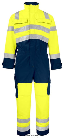 Projob 6203 Hi Vis Coverall: Enhanced Safety and Functionality for Workwear