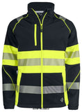 High visibility projob softshell jacket - safety and comfort combined