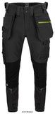 Black Projob Stretch Men's Holster Pocket Kneepad trousers Waistpant Stretch-645550 Trousers Projob Active-Workwear Waistpants in full stretch for maximum freedom of movement and comfort. Modern fit. 4-way stretch over thighs and seat, 2-way stretch on the back side of knees and outside of lower leg. Ventilation openings with zippers along both leg sides with mesh lining, also ventilation in waist