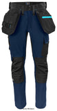 Projob 5551 flex-stretch work trousers with holster pockets