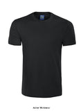 Black Projob Workwear 2016 Cotton Tee Shirt Crew Neck T Shirt-642016 Shirts Polos & T-Shirts Projob Active-Workwear T-shirt in 100% cotton, colour -10 and -17 in interlock. Modern fit. Reinforced shoulder seam. Projob is a high quality Swedish Workwear brand that is diverse across many different sectors. They provide premium top quality functional and ergonomic workwear with the user in the forefront of their mind.