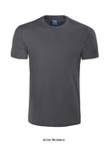 Grey Projob Workwear 2016 Cotton Tee Shirt Crew Neck T Shirt-642016 Shirts Polos & T-Shirts Projob Active-Workwear T-shirt in 100% cotton, colour -10 and -17 in interlock. Modern fit. Reinforced shoulder seam. Projob is a high quality Swedish Workwear brand that is diverse across many different sectors. They provide premium top quality functional and ergonomic workwear with the user in the forefront of their mind.