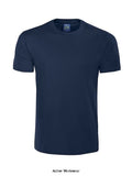 Navy Projob Workwear 2016 Cotton Tee Shirt Crew Neck T Shirt-642016 Shirts Polos & T-Shirts Projob Active-Workwear T-shirt in 100% cotton, colour -10 and -17 in interlock. Modern fit. Reinforced shoulder seam. Projob is a high quality Swedish Workwear brand that is diverse across many different sectors. They provide premium top quality functional and ergonomic workwear with the user in the forefront of their mind.