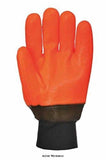 PVC Weatherproof Fully Coated Hi-Vis Glove (12 pair pack) Portwest A450 Hand Protection Active-Workwear Designed for use in the most demanding conditions. Insulated liner and knit wrist keeps hands warm and dry. Tough double dipped PVC coating prevents oil grease and water penetration.12-gauge liner for dexterity Knitted cuff for comfort and warmth Suitable for any work area where oil and grease resistance is a priority. Prevents grease, oil and water penetration Fully coated for maxim