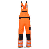 PW3 Hi-Vis Bib & Brace Kneepad pockets RIS 3279 Portwest PW344 Bib Boiler suits & One pieces Portwest Active-Workwear The PW3 Portwest Hi-Vis Bib & Brace combines contemporary design with a modern fit. It offers an impressive range of pockets including a double rule pocket, pre-shaped top loading knee pad pockets and an easy access thigh pocket. Packed full of clever features 