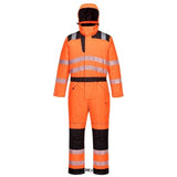 Pw3 hi-vis winter padded waterproof coverall portwest pw352