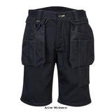 PW3 Holster Pocket Men's Work Shorts Portwest PW345 Shorts & Pirate Trousers Portwest Active-Workwear The PW3 Holster Work Shorts are a great addition to the PW3 range, combining function and style. An impressive range of multi-functional pockets including detachable holster pockets, ID pocket, rule pocket and an easy access thigh pocket provide ample secure storage. Premium features such as hammer loop, crotch gusset and reinforced panels for extra durability.