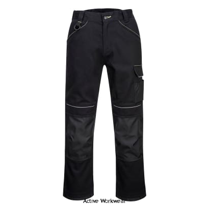 PW3 Mens Cotton Kneepad Work Trousers-Portwest PW301