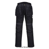 PW3 Stretch Holster Pocket Men's Work Trousers-Portwest PW305 Trousers Portwest Active-Workwear Rugged trouser made from high performing two-way stretch fabric to give maximum range of movement when working. Packed full of features to offer superb function and performance including top loading pre-shaped kneepad pockets, adjustable leg length, crotch gusset to reduce stress and prevent seam failure and a side leg cargo pocket.