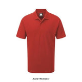 Red Orn Workwear Raven Standard Uniform Polo shirt-1130 Shirts Polos & T-Shirts ORN Active-Workwear Our entry level polo is no budget polo. With 220gsm pique knit and reactive dyed fabric it is sure to offer a quality product to even those on a budget. High quality, classic poloshirt Plain knitted collar and padded, taped neckline for comfort.