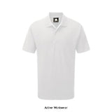 White Orn Workwear Raven Standard Uniform Polo shirt-1130 Shirts Polos & T-Shirts ORN Active-Workwear Our entry level polo is no budget polo. With 220gsm pique knit and reactive dyed fabric it is sure to offer a quality product to even those on a budget. High quality, classic poloshirt Plain knitted collar and padded, taped neckline for comfort.