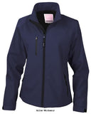 Result Core Ladies 2 Layer Base Softshell Jacket Womens-R128F Jackets Gilets & Fleeces Active-Workwear has Soft shell technology with water repellent, breathable, wind resistant and comfort fit. 210g/m² 2 layer bonded fabric, Outer-Layer: 93% Polyester and 7% Elastane, Inner-Layer 100% Polyester, Soft athletic 2 way stretch fabric, Comfort fit