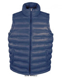 Navy Result Urban Mens Ice Bird Padded Gilet/bodywarmer  - R193M Jackets Gilets & Fleeces Active-Workwear Outer : 100% Polyester 50D Dull Lining : 100% Polyester Taffeta Filling : 100% 300g Polyester Full front 2 way fastening zipper Zipped side seam pockets Stand up collar with chin guard Zipped inside chest pocket Adjustable shock cord hem Inner storm flap Fashionable twin needle quilting design