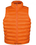 Orange Result Urban Mens Ice Bird Padded Gilet/bodywarmer  - R193M Jackets Gilets & Fleeces Active-Workwear Outer : 100% Polyester 50D Dull Lining : 100% Polyester Taffeta Filling : 100% 300g Polyester Full front 2 way fastening zipper Zipped side seam pockets Stand up collar with chin guard Zipped inside chest pocket Adjustable shock cord hem Inner storm flap Fashionable twin needle quilting design