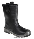 Rigger Safety Boot S1P Scuff Cap Steel Toe and Midsole Sizes 38-48 Portwest FW13 Riggers Active-Workwear