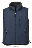 Portwest Ripstop Reversible Bodywarmer/Gillet - S418 Workwear Jackets & Fleeces Active-Workwear Rugged Ripstop fabric ensures that the S418 bodywarmer is a tough, working garment and the sleeveless design allows maximum freedom of movement. The reversed fleece is ideal on dry days and comes with an anti-pill finish that will look new for longer. 