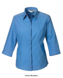 Russell Collection 3/4 SL Poplin-926F - Shirts & Blouses - Russell Collection