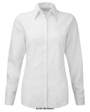 Russell collection ladies heringbone long sleeved shirt - 962f