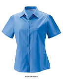 Russell Collection Ladies Poplin Shirt-935F - Shirts Polos & T-Shirts - Russell Collection