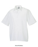Russell Collection Men’s Poplin Shirt-935M - Shirts Polos & T-Shirts - Russell Collection