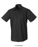 Russell collection men’s short sleeve oxford work shirt-923m