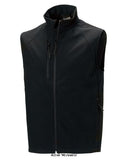Russell Mens Soft Shell Gilet-R141M - Workwear Jackets & Fleeces - Russell Collection