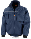 Result Workguard Sabre Padded Pilot Jacket (Waterproof & Windproof) - R300X - Workwear Jackets & Fleeces - Result Workguard