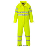 Yellow Vis Sealtex Ultra Hi Vis Class 3 Unlined Coverall waterproof Overall Class 3- S495 Boilersuits & Onepieces Active-Workwear Premium quality hi-vis and waterproof coverall. The Sealtex Ultra fabric has an exceptionally soft handle, and this coverall is designed to fit comfortably over work clothes. The double storm flap, side access opening and concealed hood are all practical additions. Features CE certified Waterproof 
