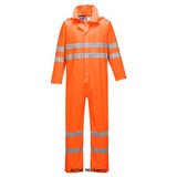 Orange Hi Viz Sealtex Ultra Hi Vis Class 3 Unlined Coverall waterproof Overall Class 3- S495 Boilersuits & Onepieces Active-Workwear Premium quality hi-vis and waterproof coverall. The Sealtex Ultra fabric has an exceptionally soft handle, and this coverall is designed to fit comfortably over work clothes. The double storm flap, side access opening and concealed hood are all practical additions. Features CE certified Waterproof 